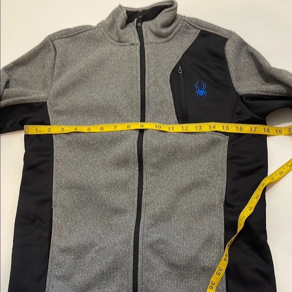 Spyder Gray and Black Full-Zip Jacket